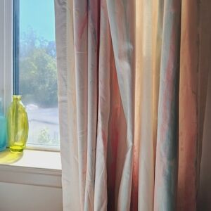 Multicolor Curtains 115" x 88" 2 Panels